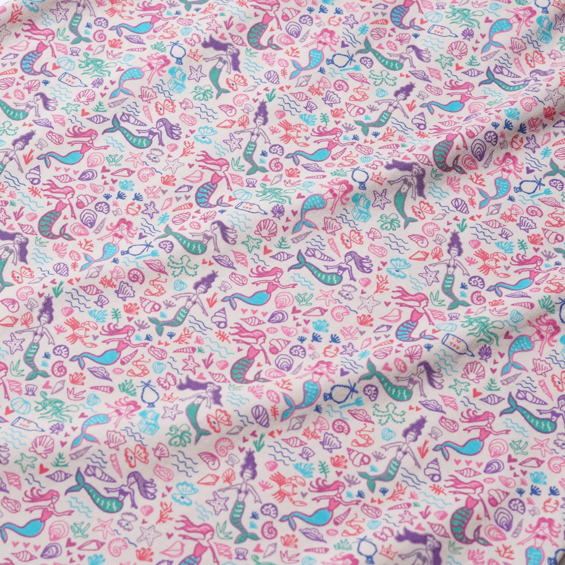 Joy Street Mermaids Two Piece Long Pajamas