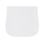 Nellapima Milano Baby Burp Cloth- White Picot Trim