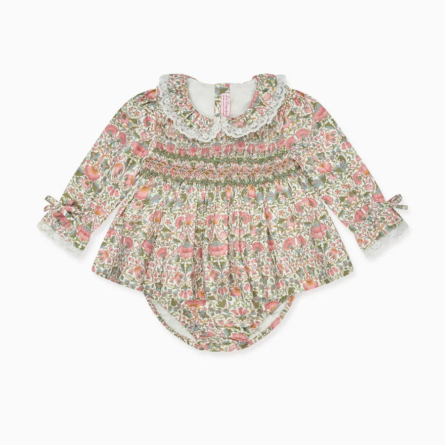 La Coqueta Milla Baby Girl Hand-Smocked Set
