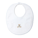 Milly Marie Blue Teddy Bear Bib