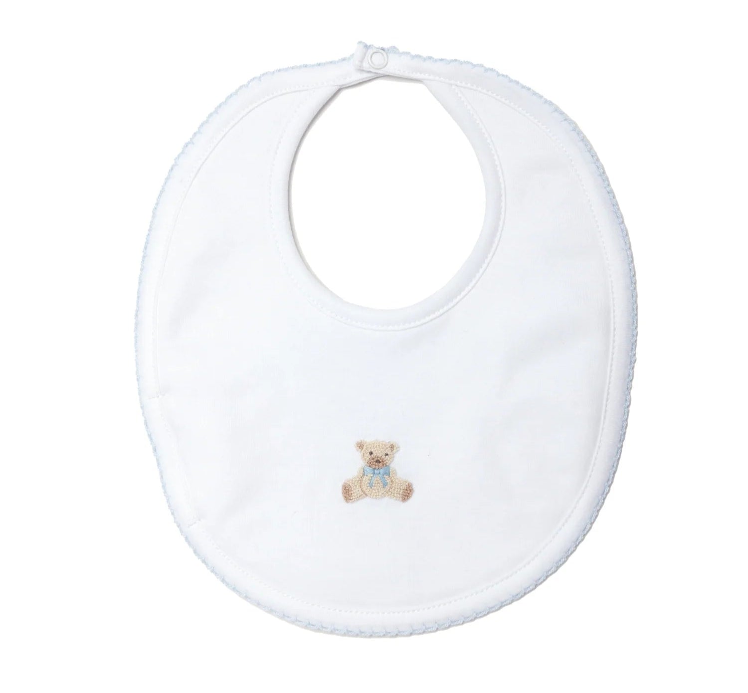 Milly Marie Blue Teddy Bear Bib