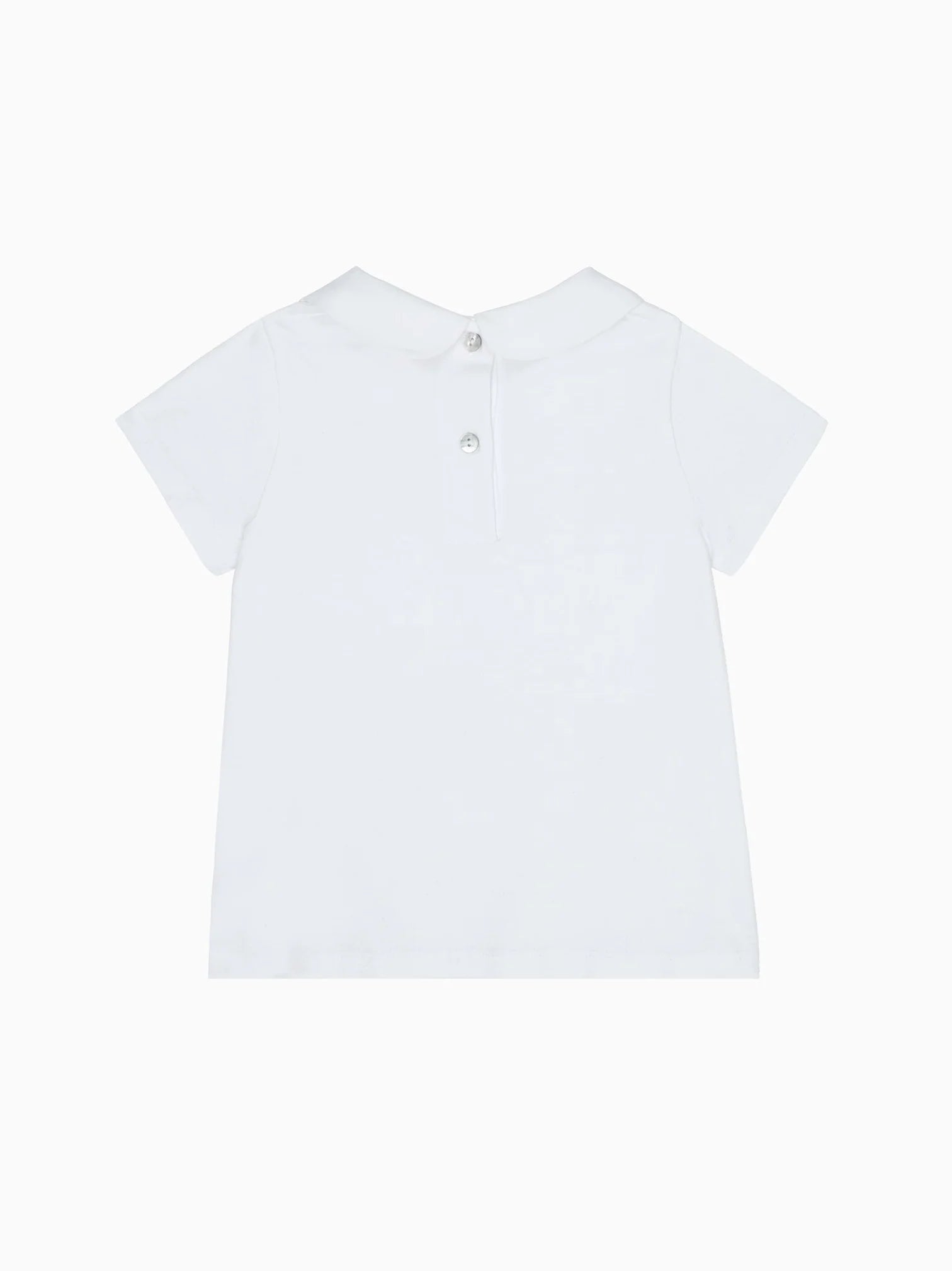 La Coqueta White Milo Cotton Baby Top