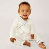 Oso & Me Andy Baby Legging- Blue Piping 
