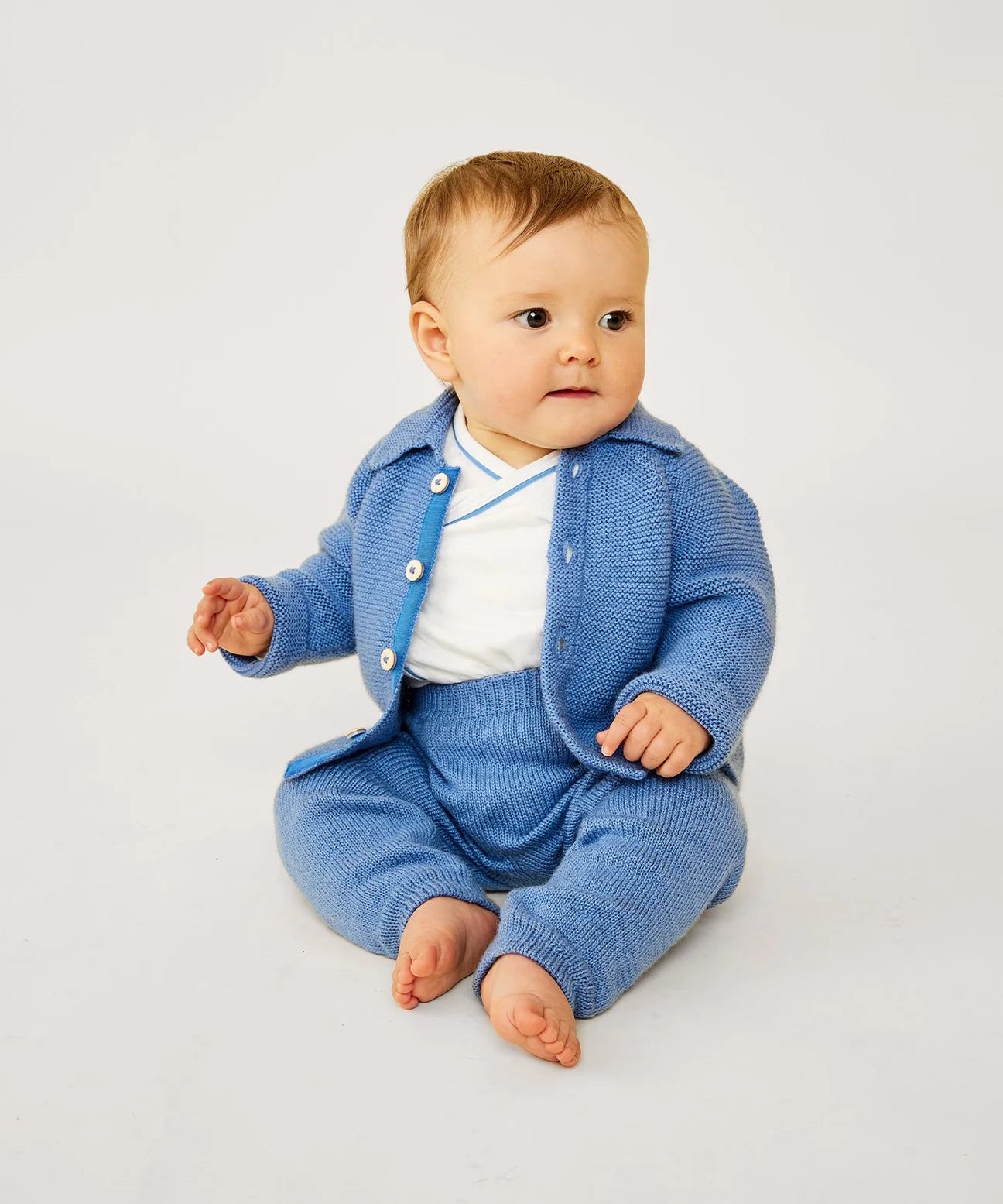 Oso & Me Baker Baby Pant- Blue