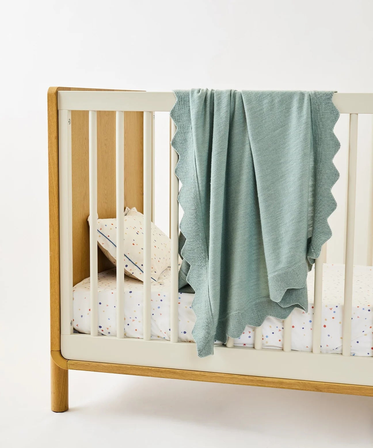 Oso & Me Graham Blanket- Seafoam
