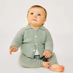 Oso & Me Paz Baby Jacket- Seafoam