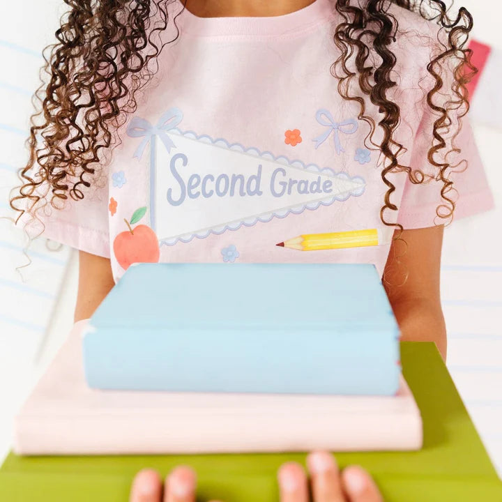 Second Grade Pennant Short Sleeve T-Shirt