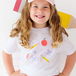 Sweet Wink Ditsy Floral Back To School Short Sleeve T-Shirt