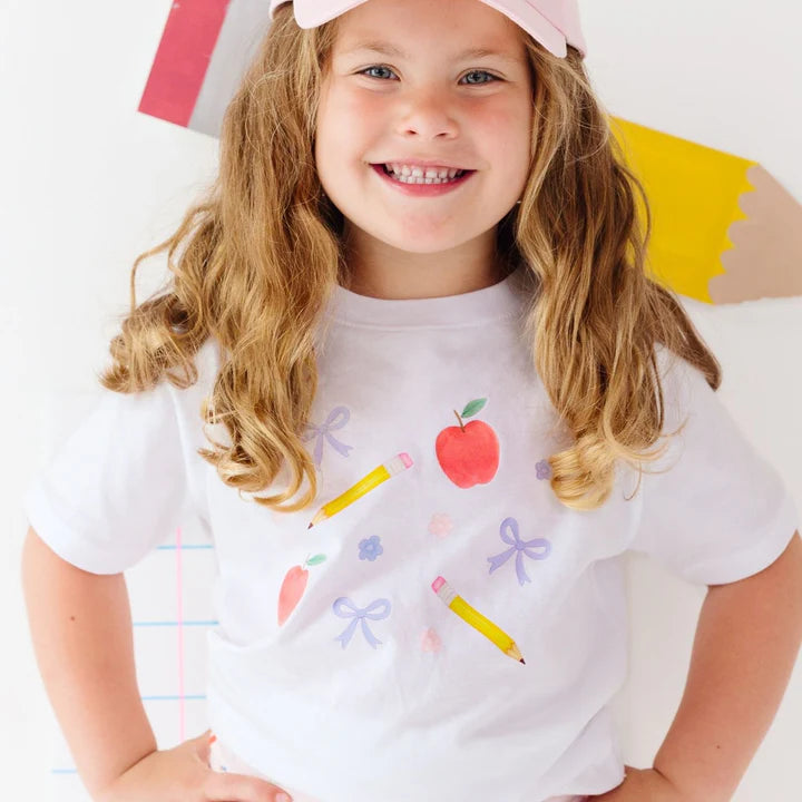 Sweet Wink Ditsy Floral Back To School Short Sleeve T-Shirt