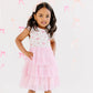 Sweet Wink Ditsy Floral Short Sleeve Tutu Dress
