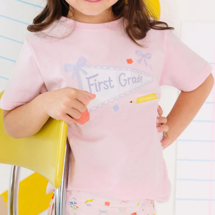First Grade Pennant Short Sleeve T-Shirt