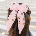 Sweet Wink Football Pearl Bow Clip