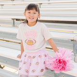 Sweet Wink Game Day Sequin Patch Short Sleeve T-Shirt - Ballet