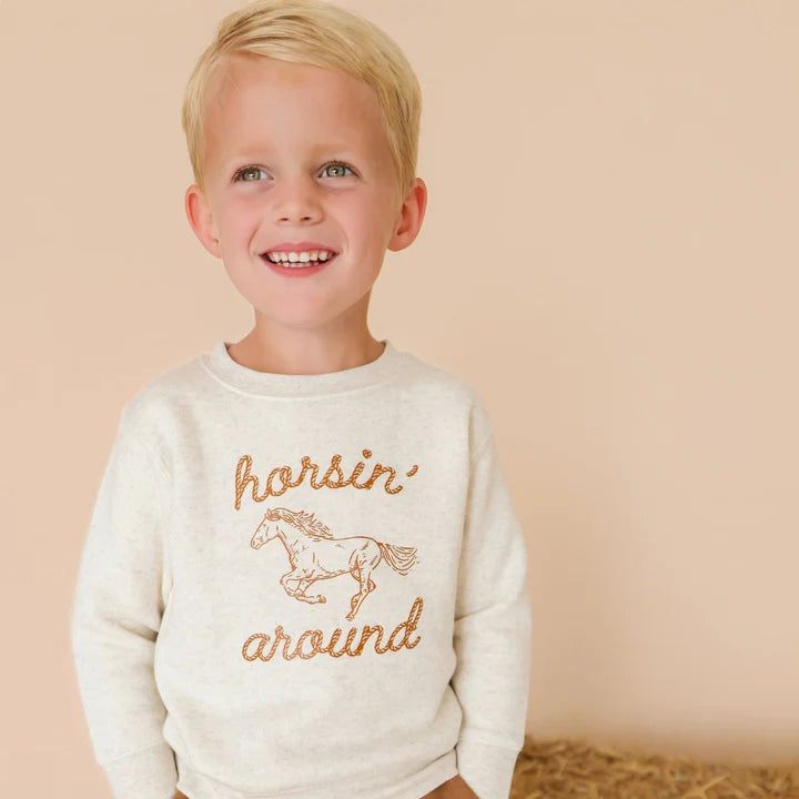 Sweet Wink Horsin' Around Western Sweatshirt