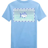 Southern Tide Original Skipjack Gray Marlin Tee- Ocean Channel
