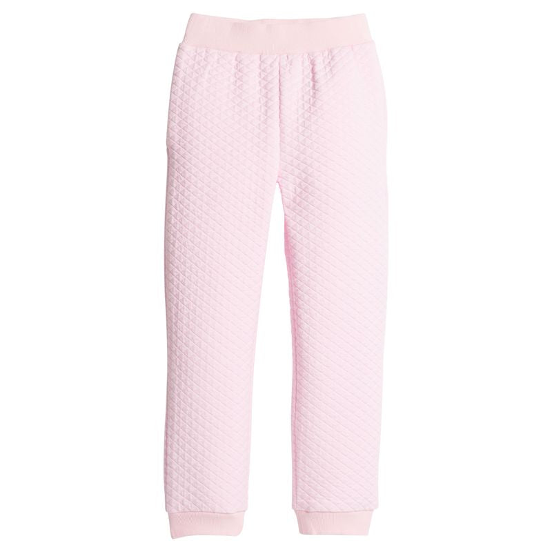 Classic Quilted Jogger- Light Pink