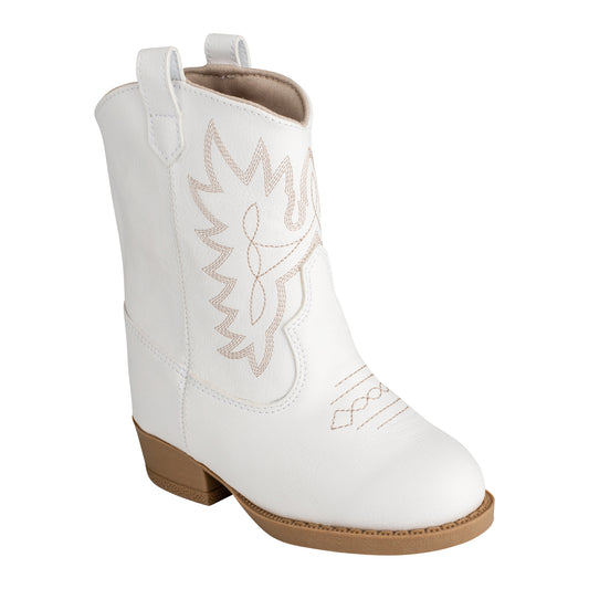 Baby Deer White Cowboy Boots for Children
