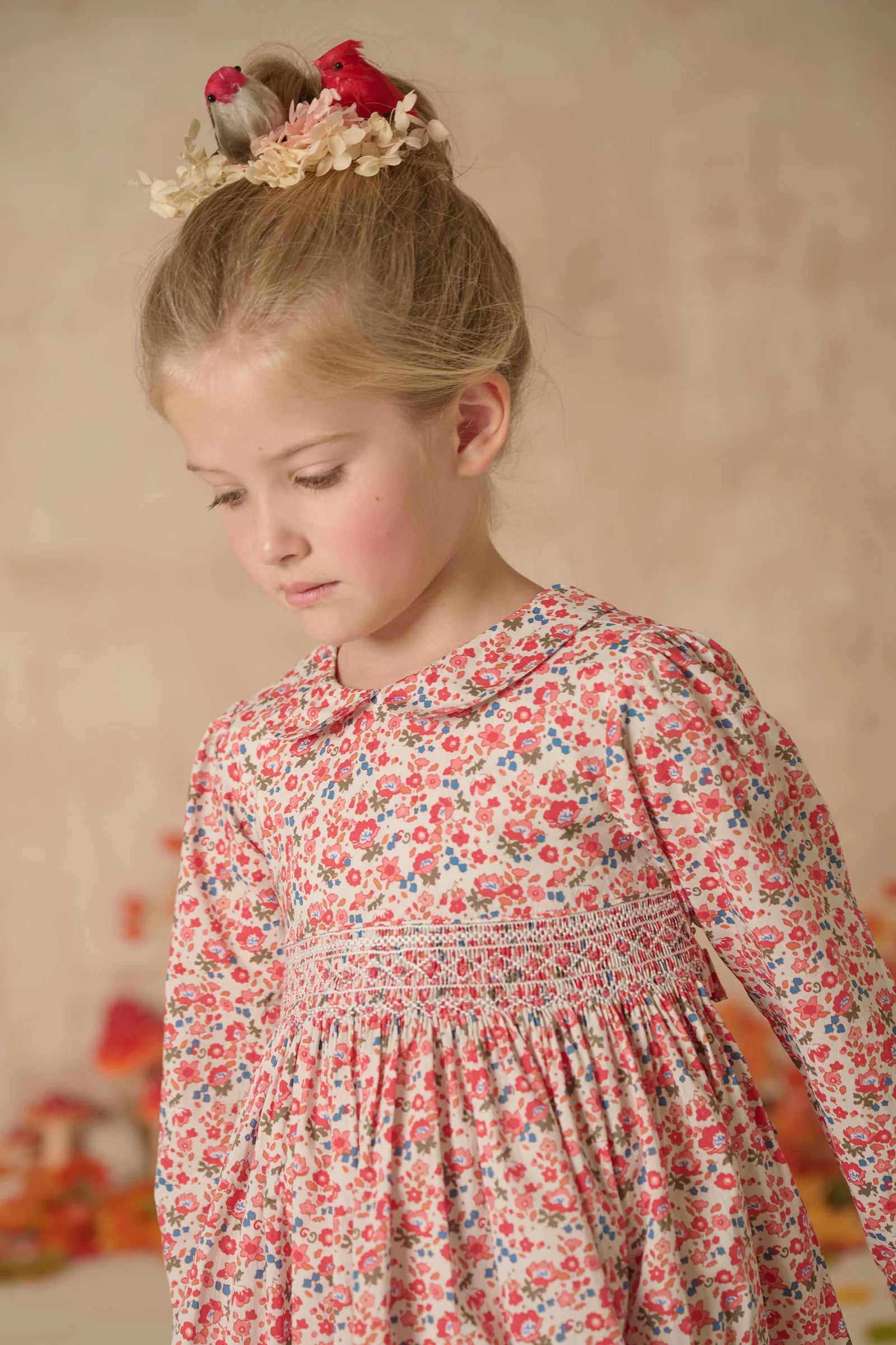 Question Everything Nayda Hand Smocked Dress