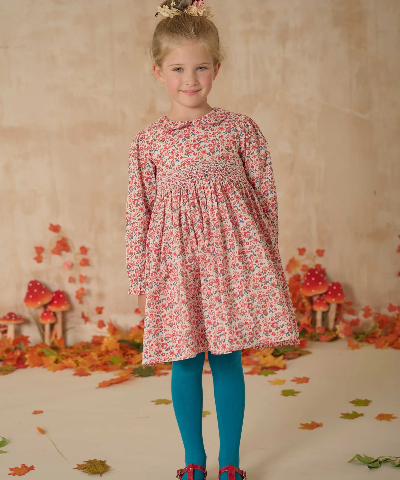 Question Everything Nayda Hand Smocked Dress