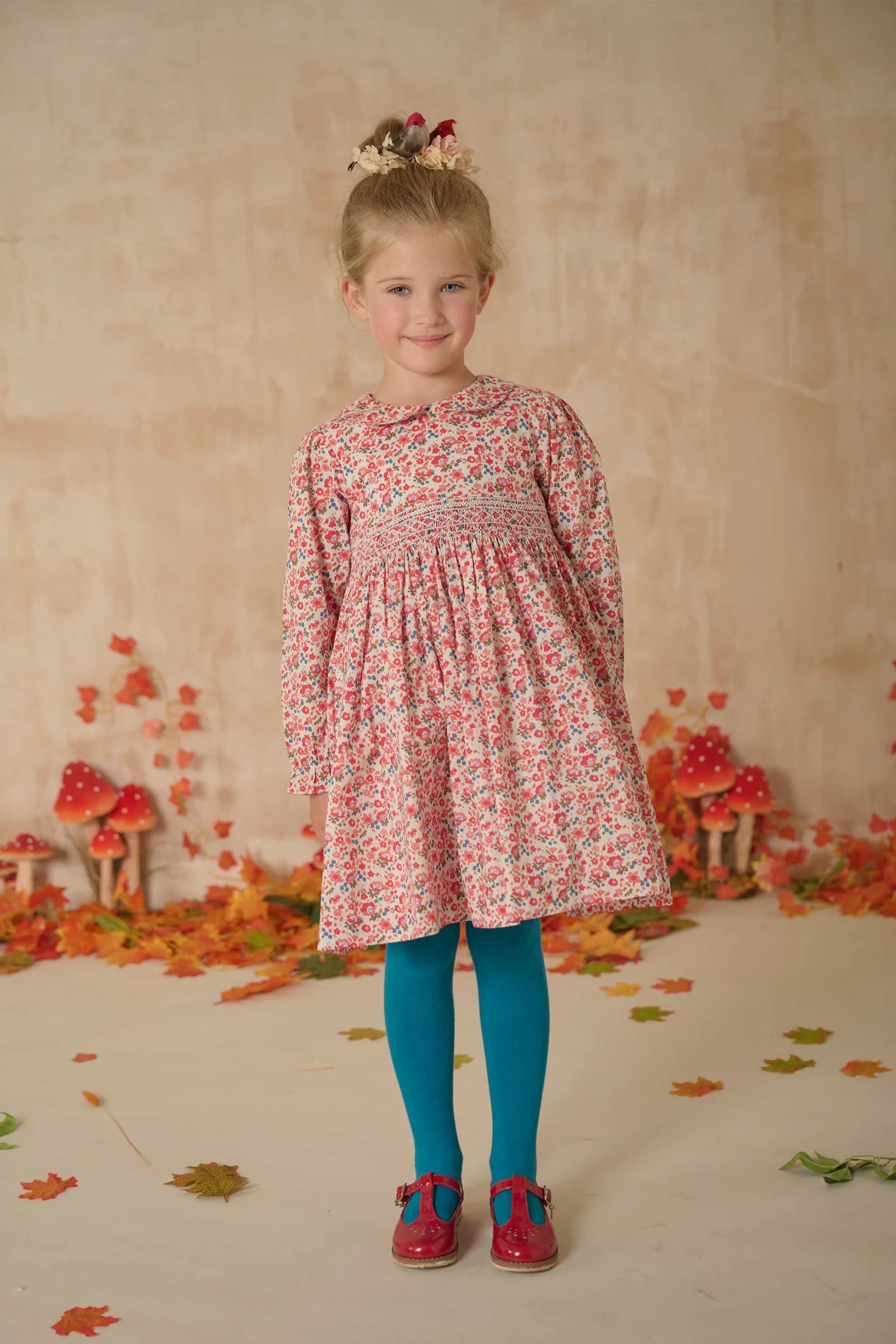 Question Everything Nayda Hand Smocked Dress