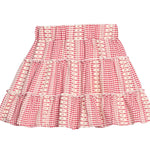 Bisby Natalie Skort- Geneva Gingham Crimson