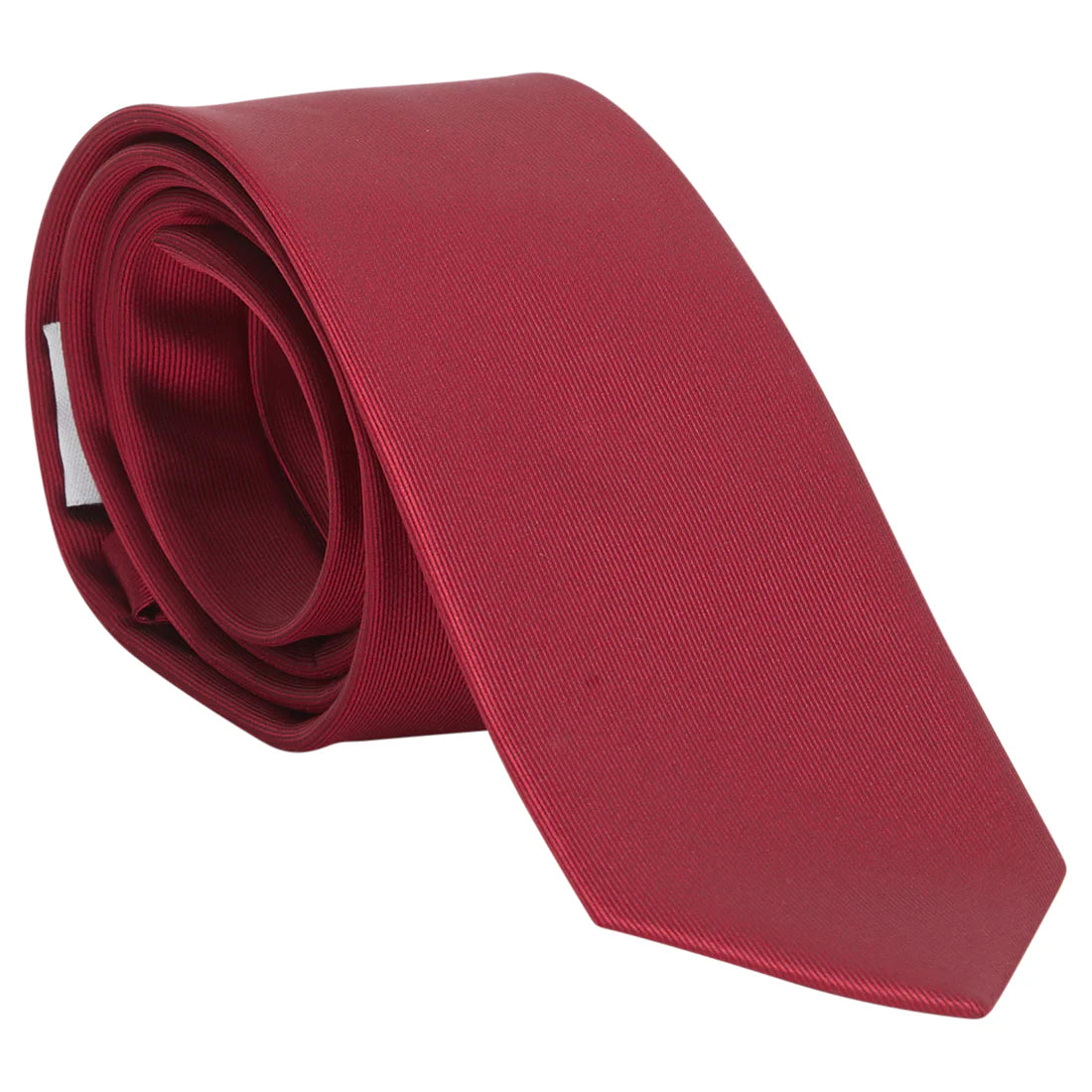 Little English Neck Tie- Solid Red