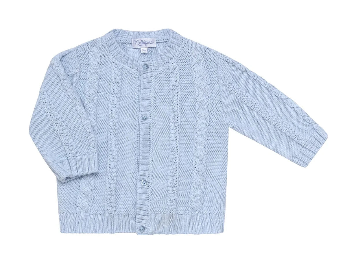 Nellapima Nella Knit Cardigan- Blue