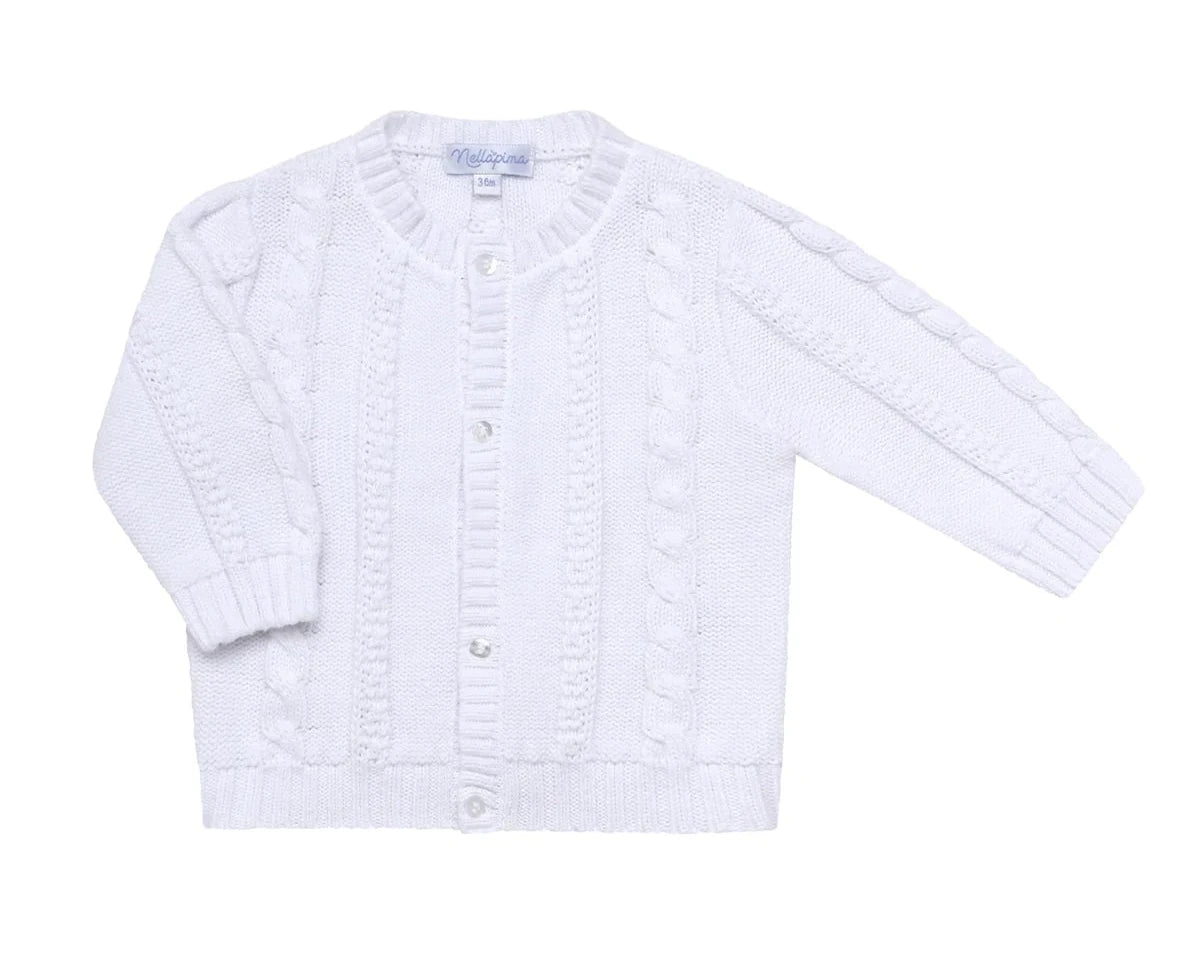 Nellapima Nella Knit Cardigan- White