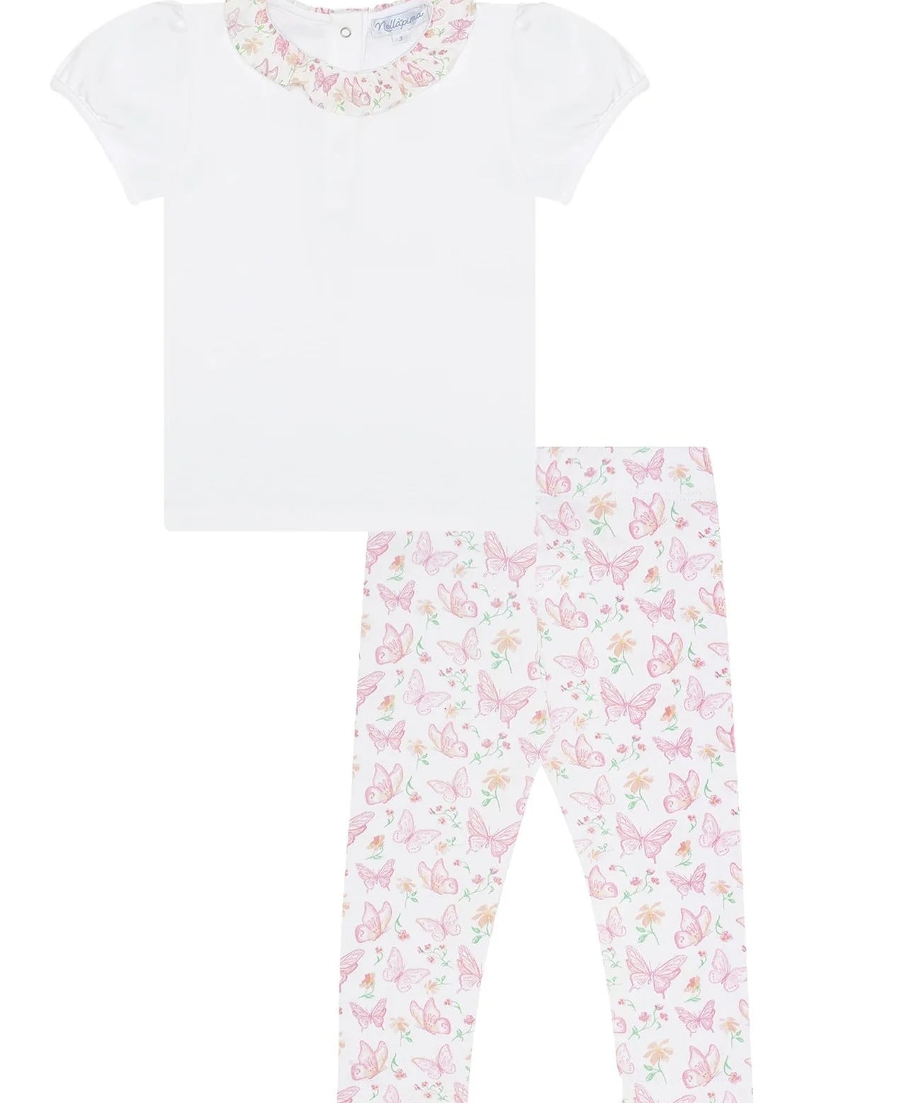 Nellapima Butterflies Tee and Leggings Set