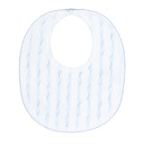 Nellapima Blue Twirls Bib