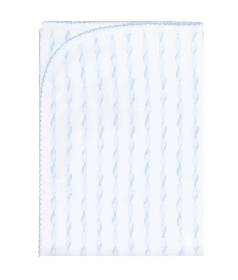 Nellapima Blue Twirls Blanket