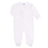 Nellapima Pink Twirls Zipper Footie