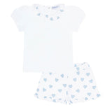 Nellapima Blue Heart Short Set