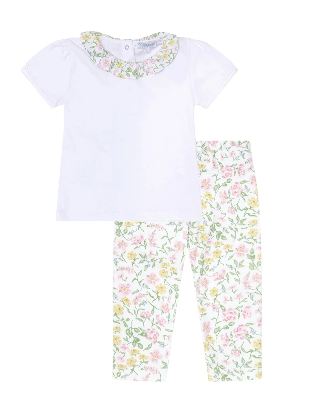 Nellapima Berry Wildflowers Tee and Leggings Set