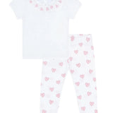 Nellapima Pink Heart Tee and Leggings Set