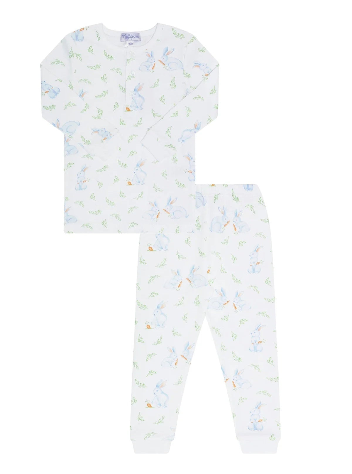 Blue Bunny Print Pajama