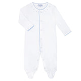 Nellapima Blue Crochet Footie