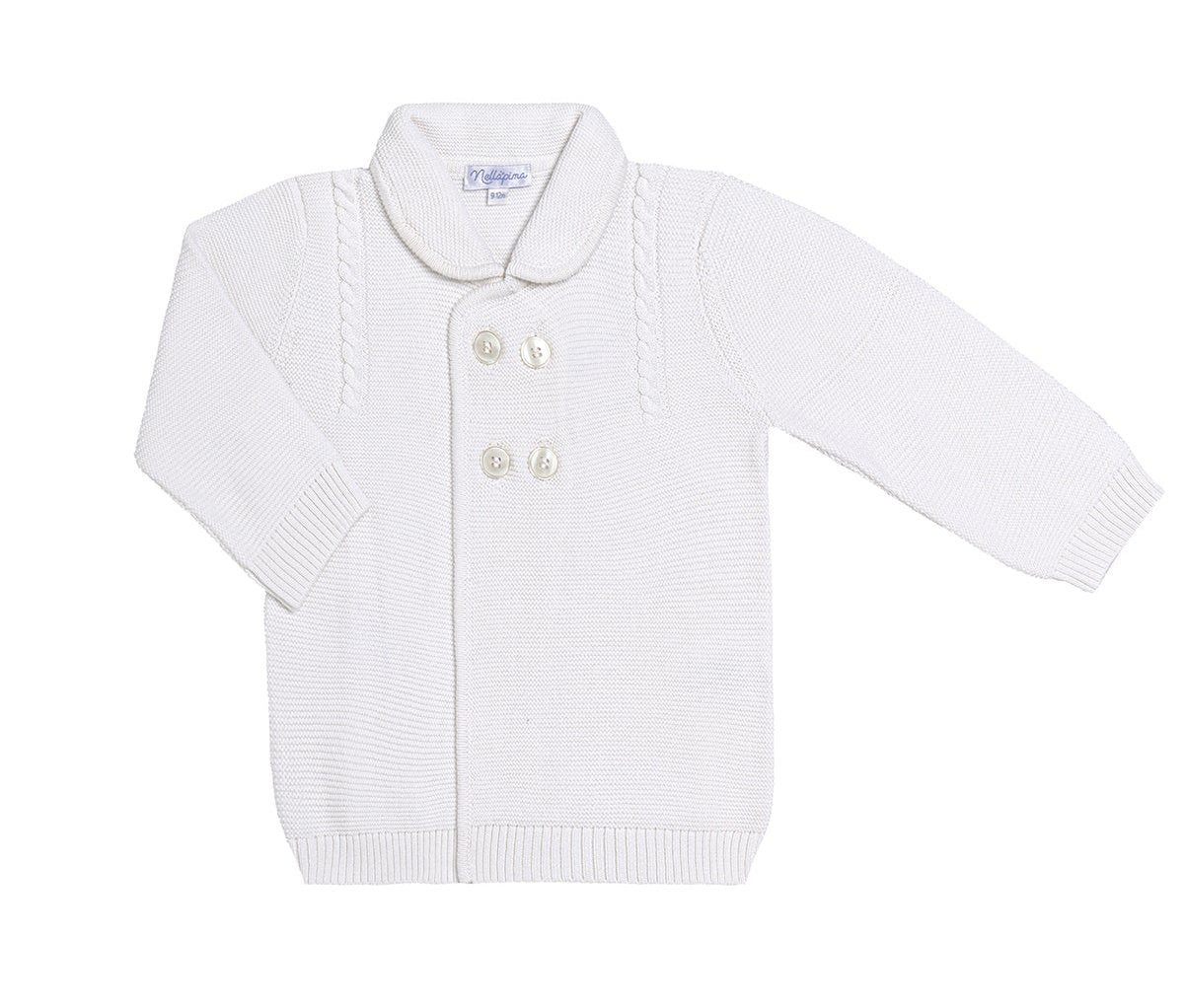 Nellapima Aspen Knit Cardigan- White