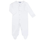 Nellapima White Crochet Footie