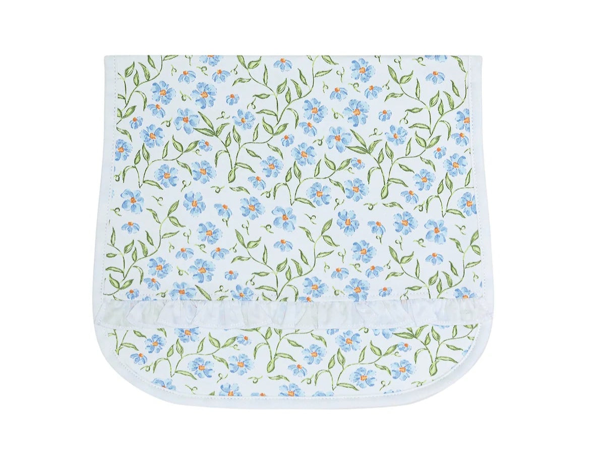 Blue Vines Burp Cloth