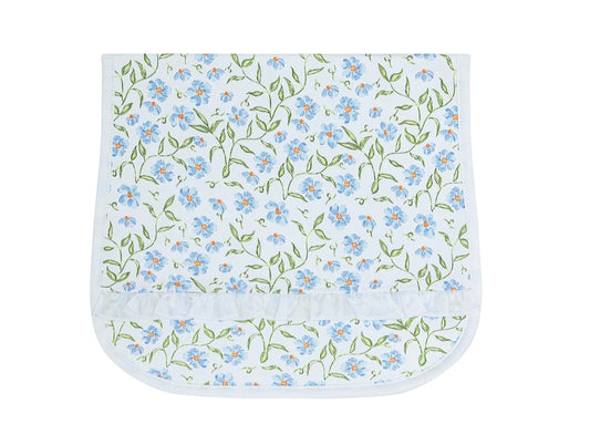 Blue Vines Burp Cloth