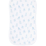 Nellapima Blue Puppy Love Burp Cloth