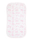 Nellapima Pink Lone Star Toile Burp Cloth