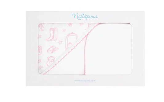 Nellapima Pink Lone Star Toile Towel