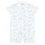 Nellapima Blue Lone Star Toile Romper