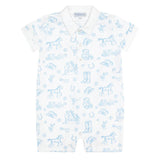 Nellapima Blue Lone Star Toile Romper