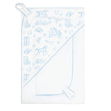 Nellapima Blue Lone Star Toile Towel