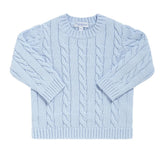 Cable Knit Sweater- Blue