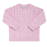 Nellapima Cable Knit Sweater- Pink