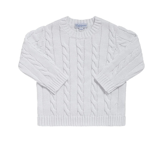 Nellapima Cable Knit Sweater- White